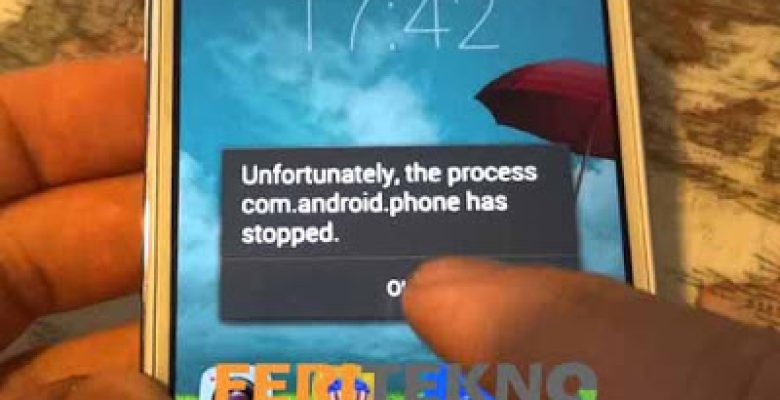 process com android phone has stopped